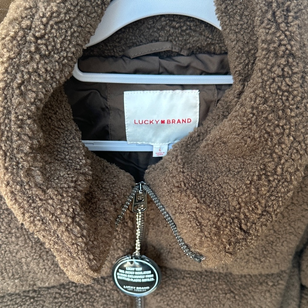 Cozy Brown Womens Jacket - Picture 2 of 5